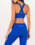 Crossed Padded Sports Bra