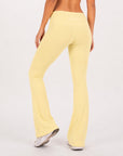 Crossed Waist Flare Pants
