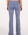 Crossed Waist Flare Pants