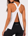Ladies backless tank top