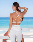 Ladies Padded Polka Dots Sports Bra