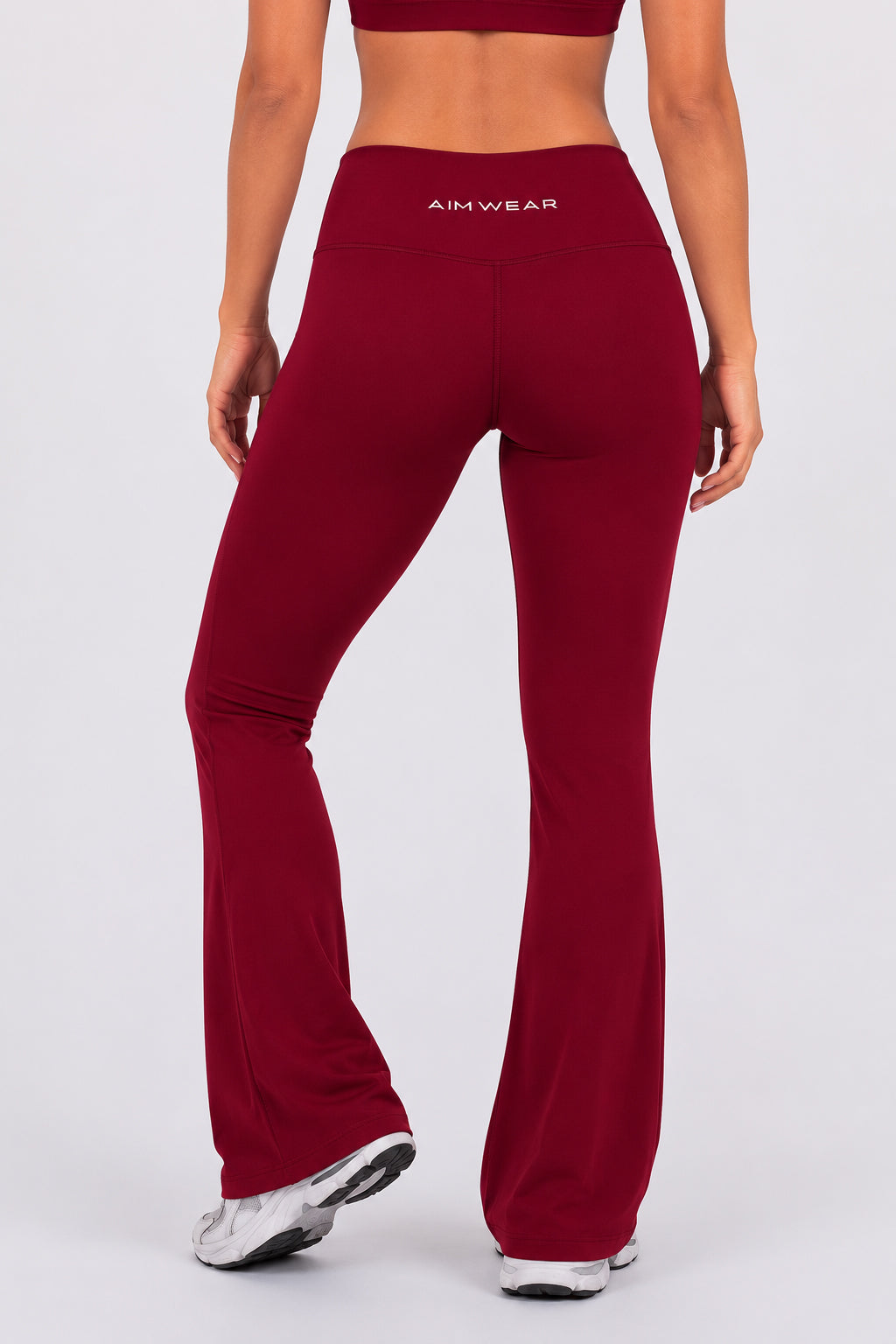 Crossed Waist Flare Pants
