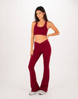 Crossed Padded Sports Bra
