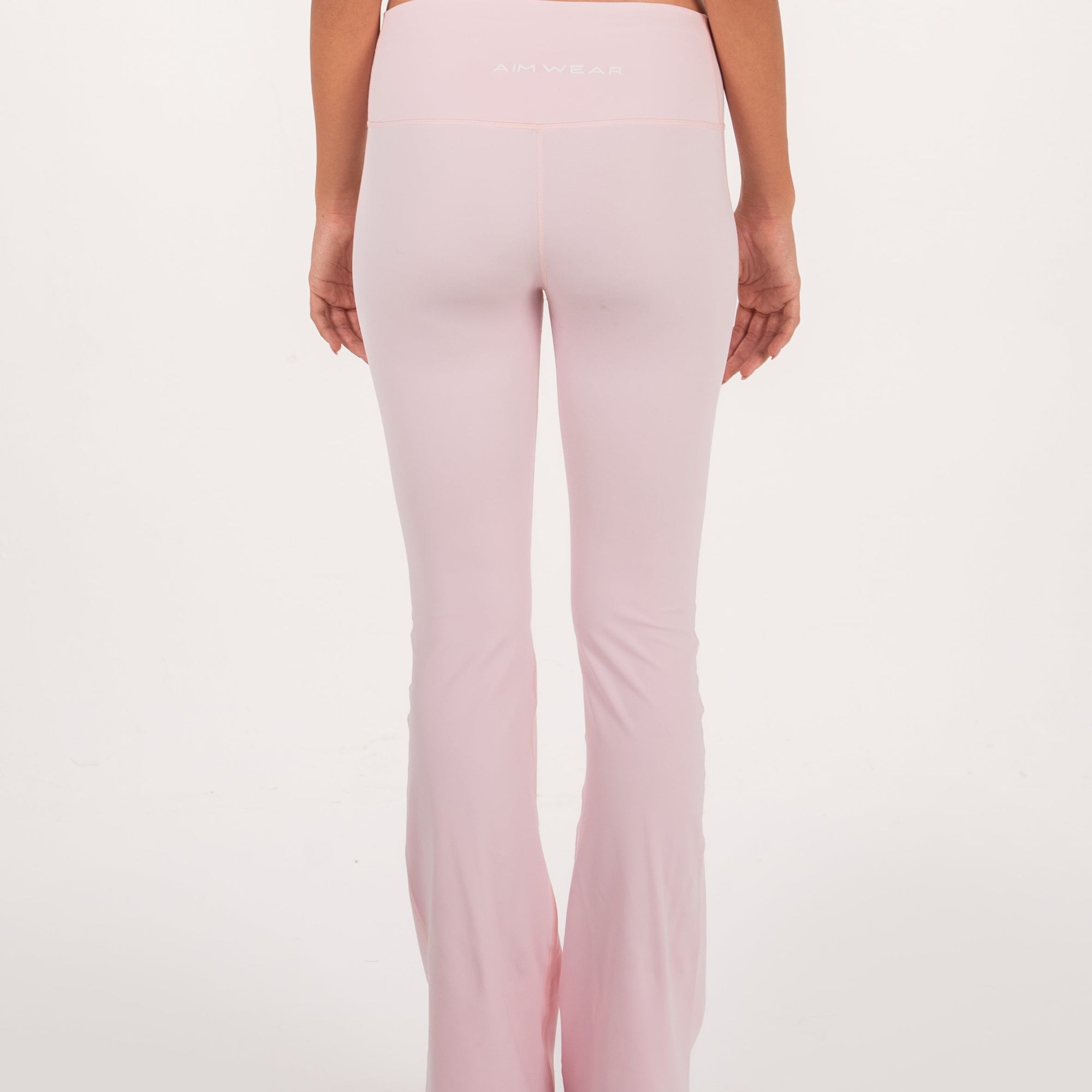Crossed Waist Flare Pants