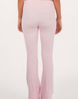 Crossed Waist Flare Pants