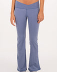 Crossed Waist Flare Pants